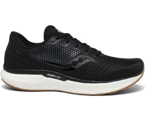 Tenis Saucony Triumph 18 Mujer Zapatillas Running Negras / Gum México MX-520-GC